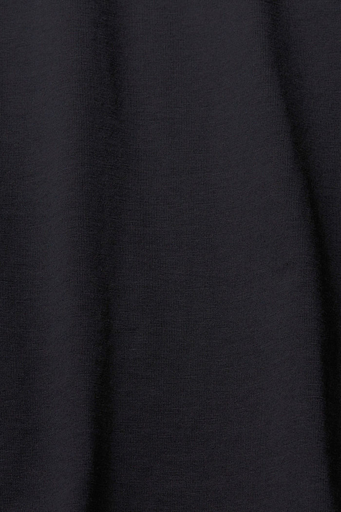 長袖標誌 T 恤, 黑色, detail-asia image number 6