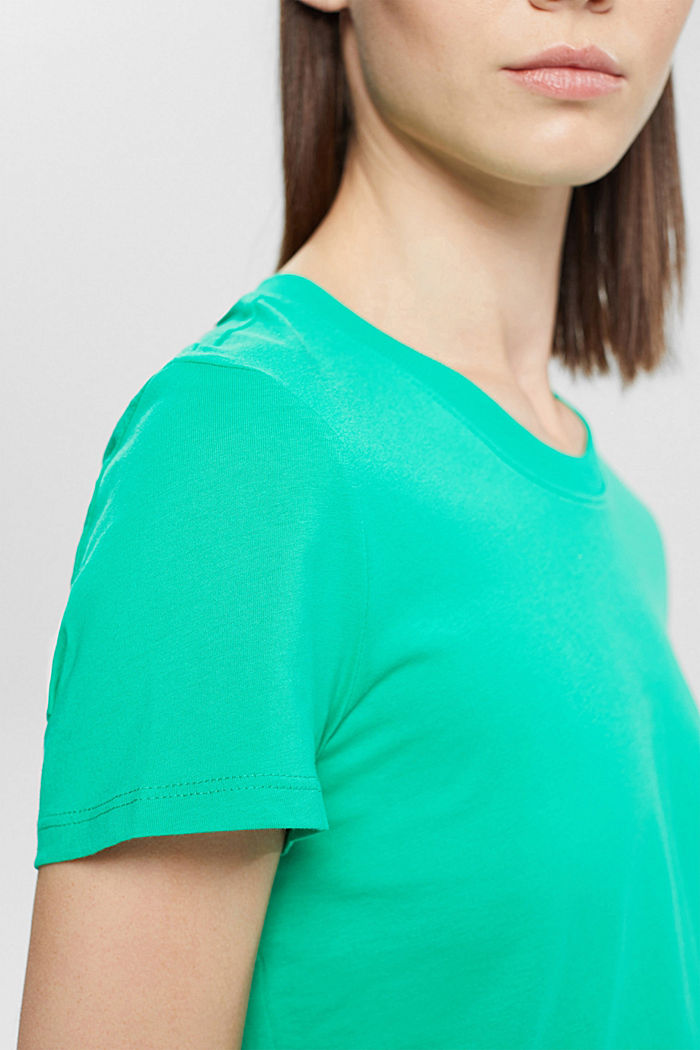 棉質圓領 T 恤, 淺綠色, detail-asia image number 2