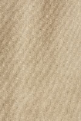 Wide leg, sustainable cotton trousers, LIGHT BEIGE, detail-asia image number 6