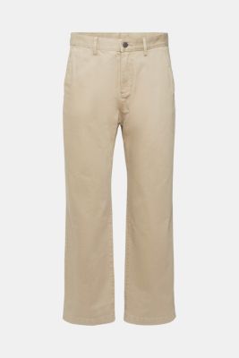 Wide leg, sustainable cotton trousers, LIGHT BEIGE, detail-asia image number 7