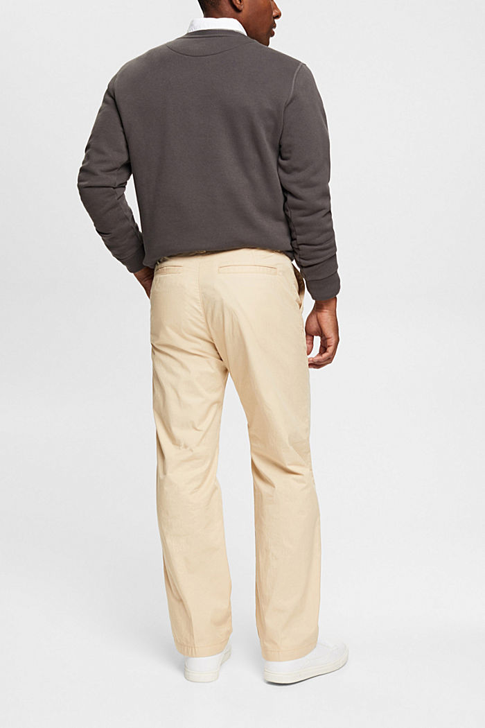 Wide fit chinos, CREAM BEIGE, detail-asia image number 3