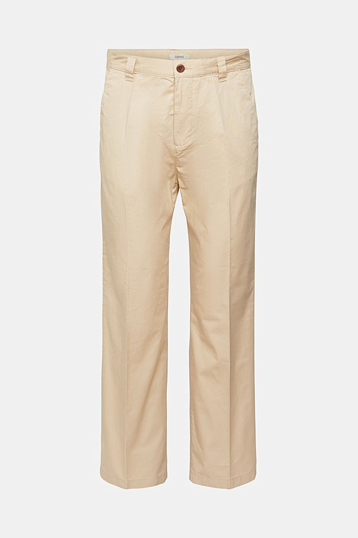Wide fit chinos, CREAM BEIGE, detail-asia image number 7