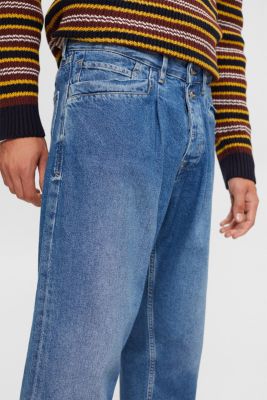 Balloon fit sustainable cotton jeans, BLUE MEDIUM WASHED, detail-asia image number 5