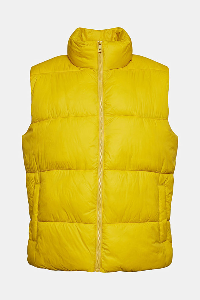 Quilted body warmer, DUSTY YELLOW, detail-asia image number 5