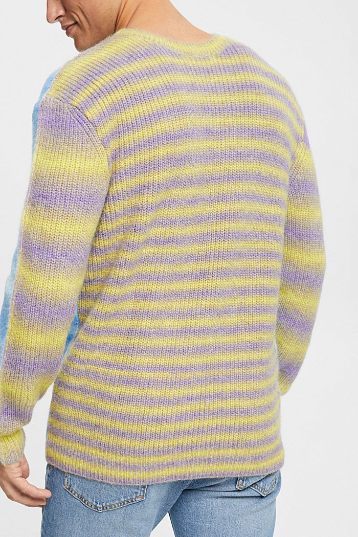 Reversible striped jumper, BLUE, detail-asia image number 3