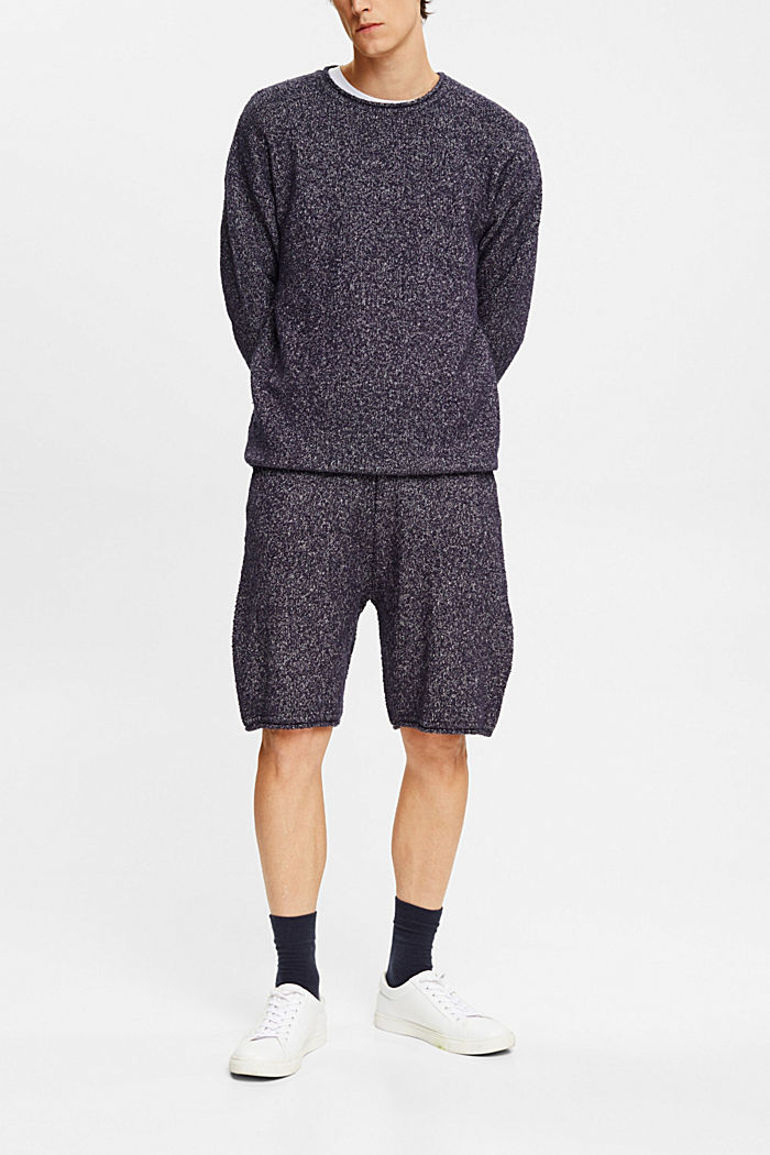 Knitted oversized fit jumper, NAVY, detail-asia image number 4