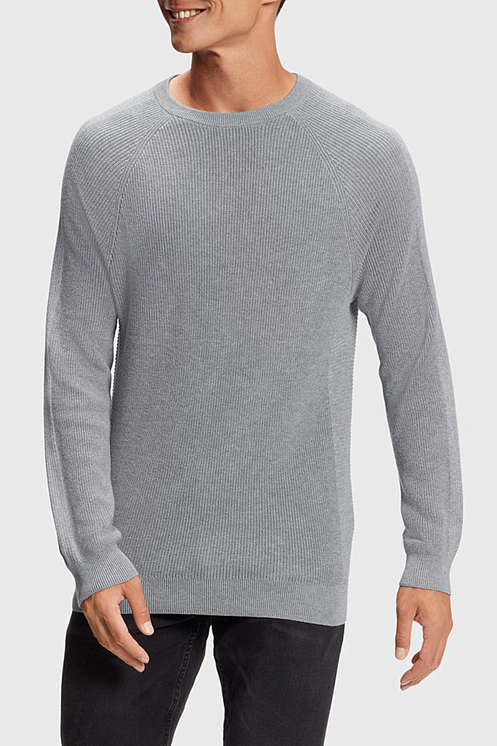 Round neck sweatshirt, MEDIUM GREY 5, detail-asia image number 0