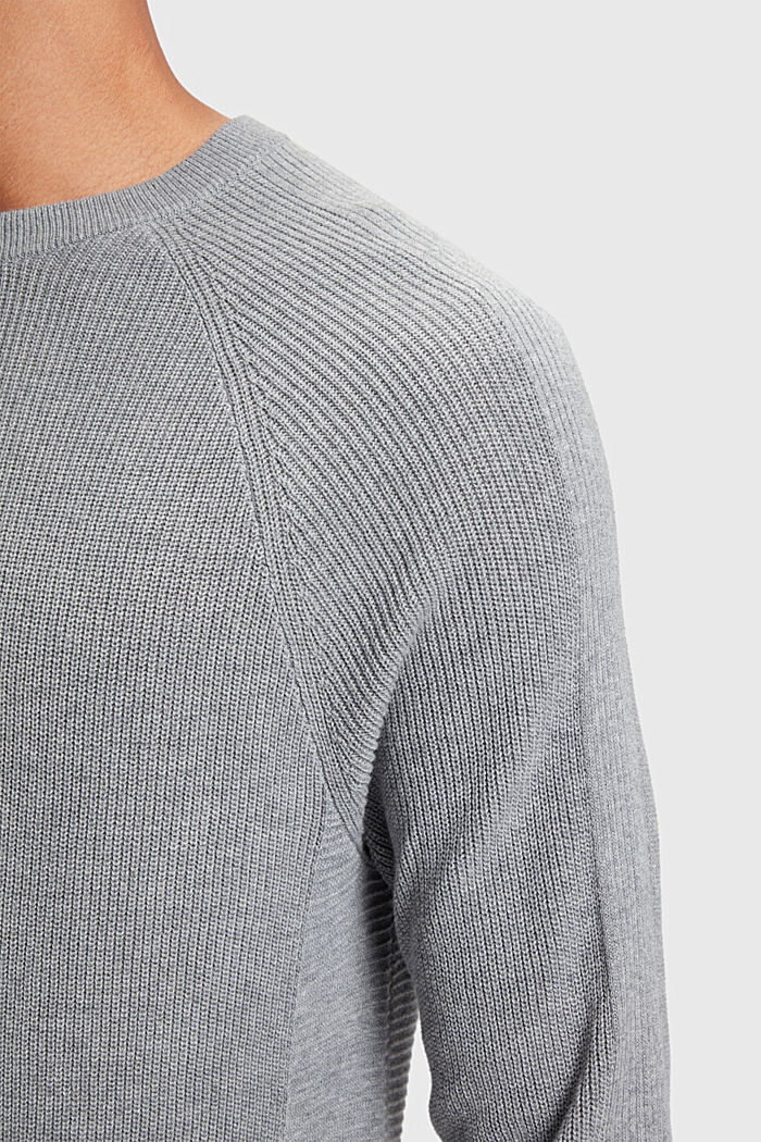 Round neck sweatshirt, MEDIUM GREY 5, detail-asia image number 2