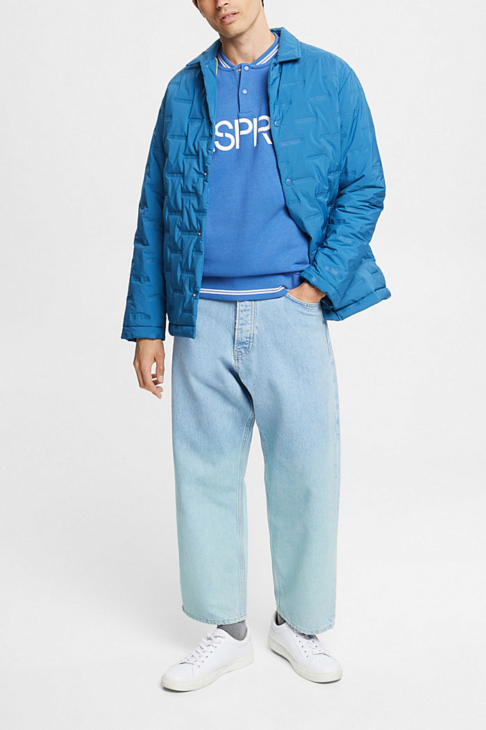 Relaxed fit logo sweatshirt, BLUE, detail-asia image number 2