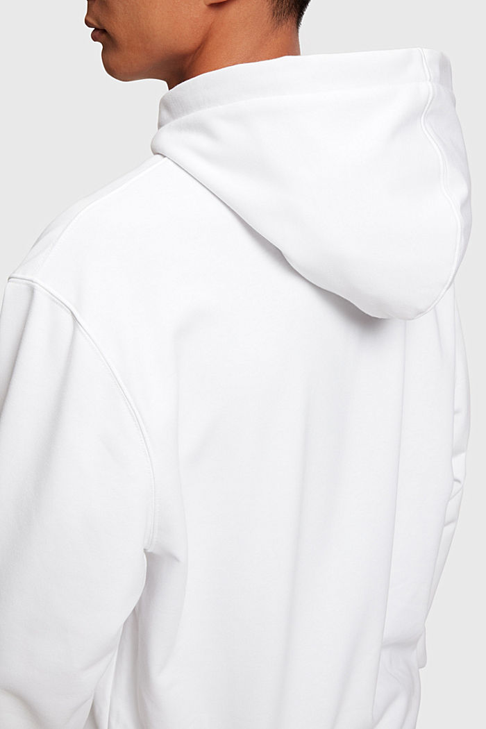 Placement indigo print hoodie​, WHITE, detail-asia image number 3