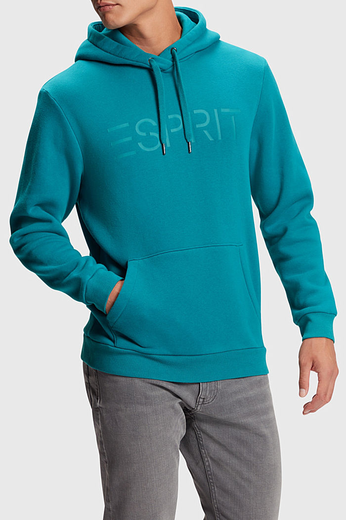 Logo print hoodie
