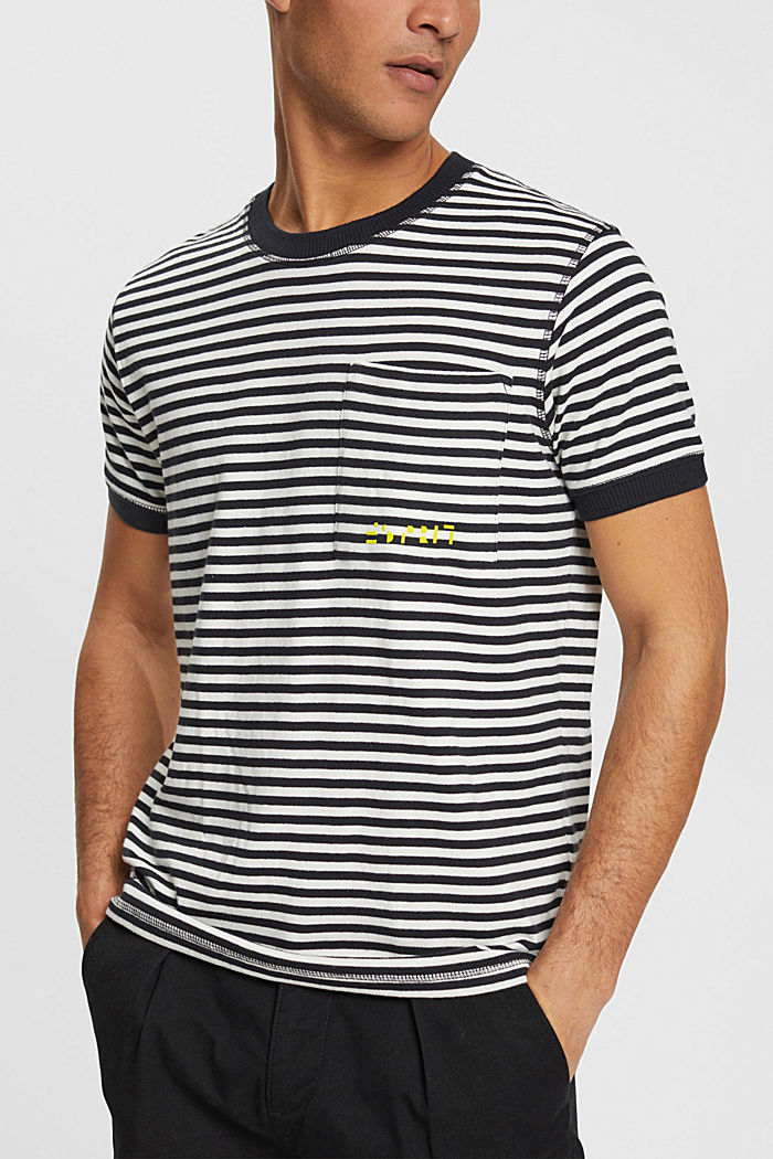 Striped knitted t-shirt