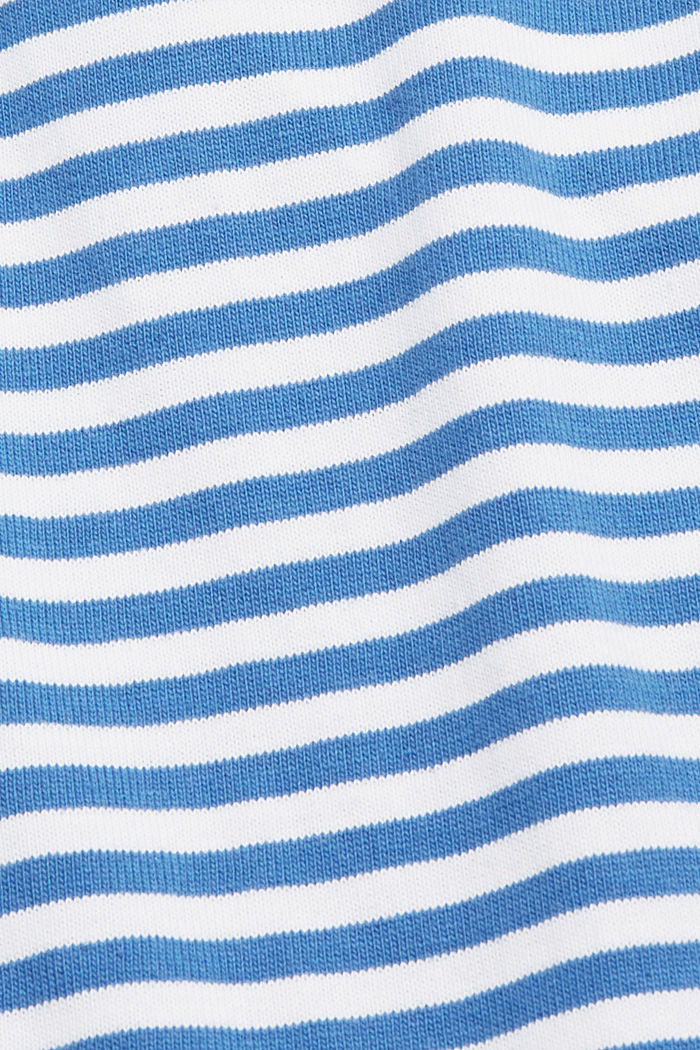Striped knitted t-shirt, BLUE, detail-asia image number 5
