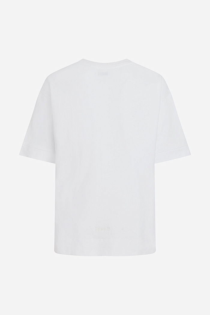 플레이스먼트 인디고 프린트 티셔츠, WHITE, detail-asia image number 5
