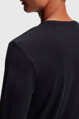 Logo print jersey t-shirt, BLACK, detail-asia image number 3