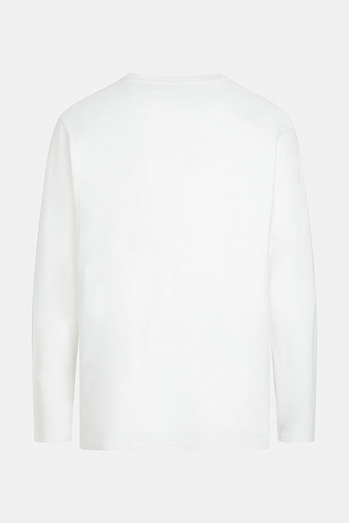 標準版型素色T恤, WHITE, detail-asia image number 5
