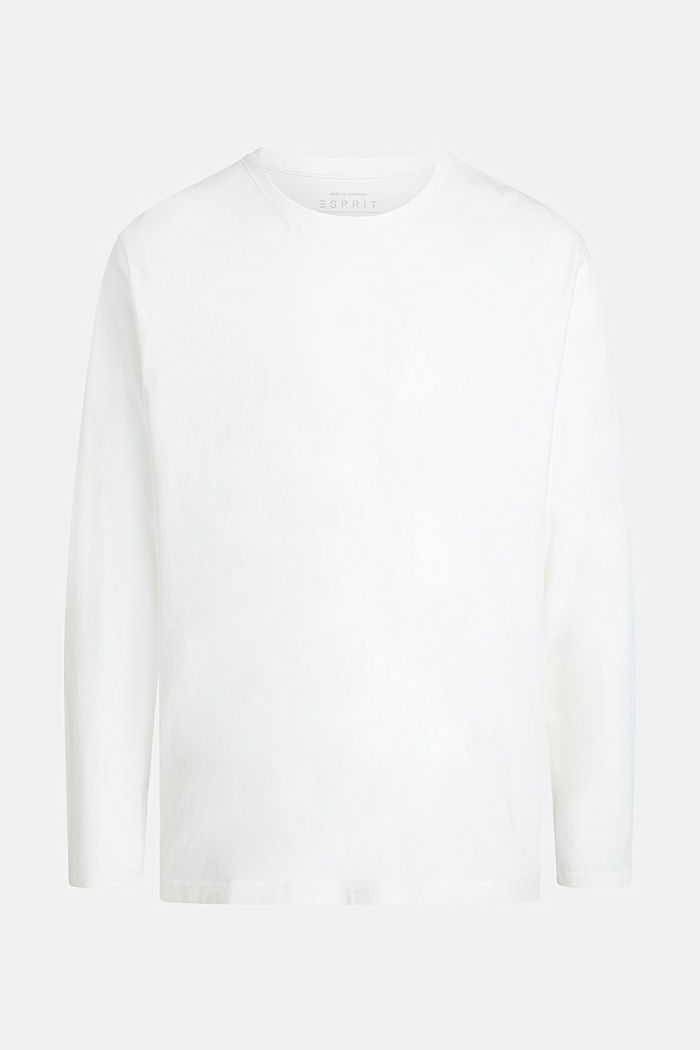標準版型素色T恤, WHITE, detail-asia image number 4