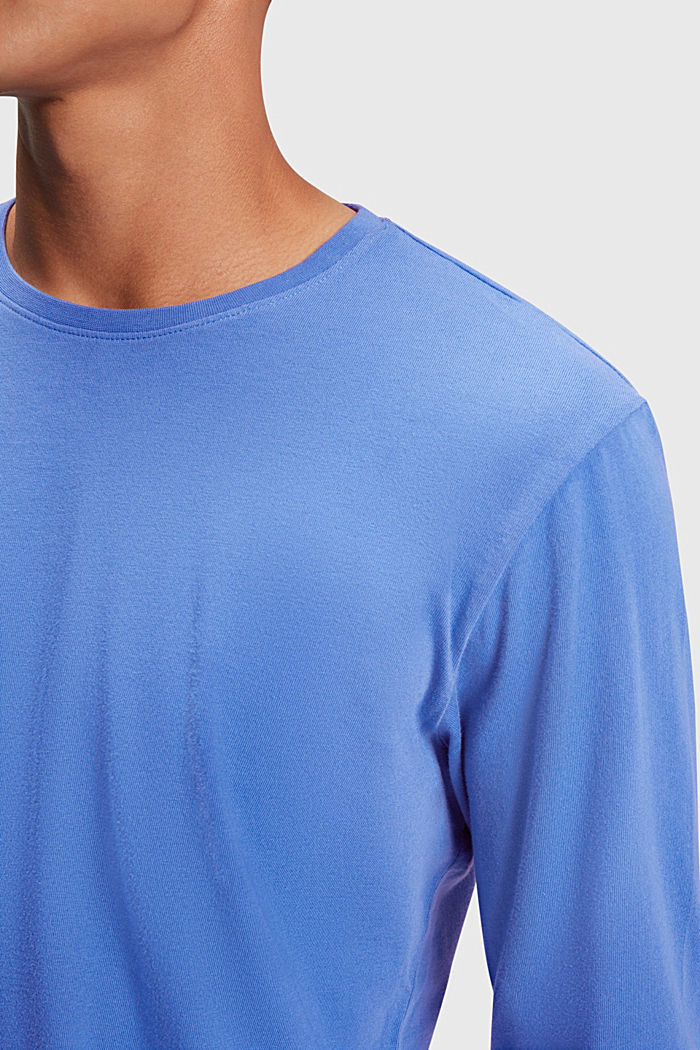 標準版型素色T恤, BLUE, detail-asia image number 2