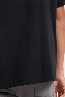 스택트 랜드스케이프 프린트 티셔츠, BLACK, detail-asia image number 3