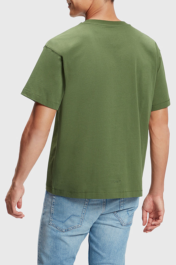 堆疊風景印花 T 恤, 綠色, detail-asia image number 1