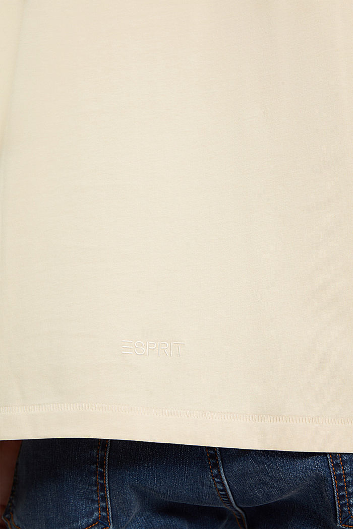 프런트 패널 랜드스케이프 디지털 프린트 티셔츠, BEIGE, detail-asia image number 3