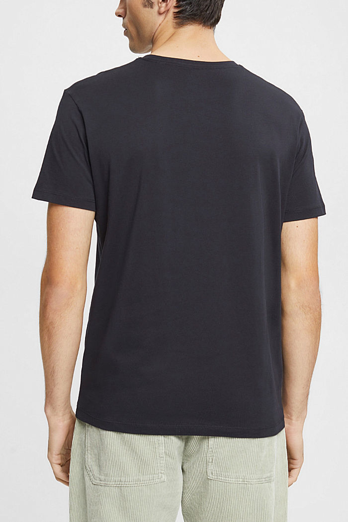 兩件裝圓領棉質 T 恤, BLACK, detail-asia image number 1