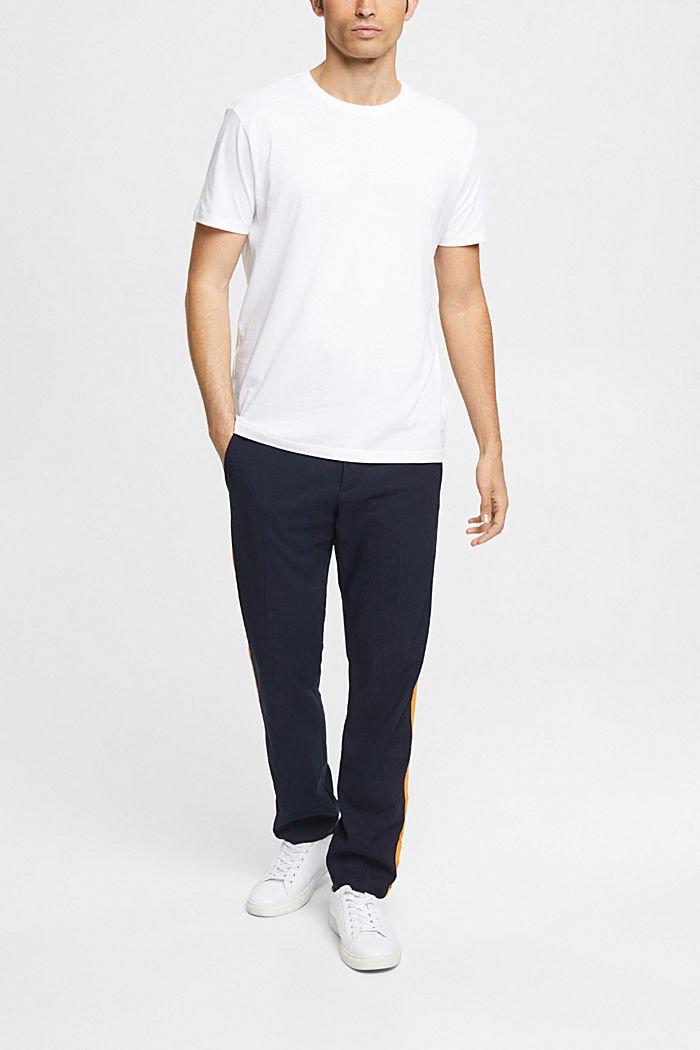 兩件裝圓領棉質 T 恤, WHITE 2, detail-asia image number 3