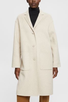 Shop the Latest in Women's Fashion Wool blend coat ESPRIT Thailand
