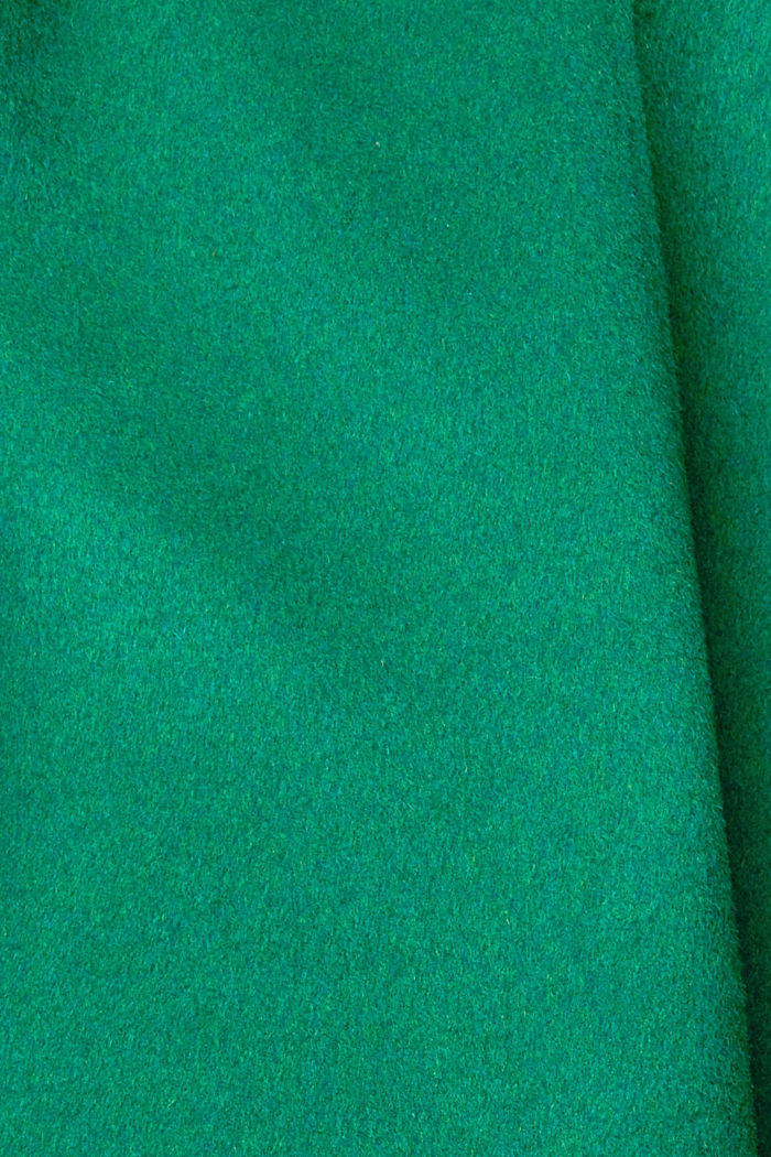 羊毛混紡大褸, EMERALD GREEN, detail-asia image number 4