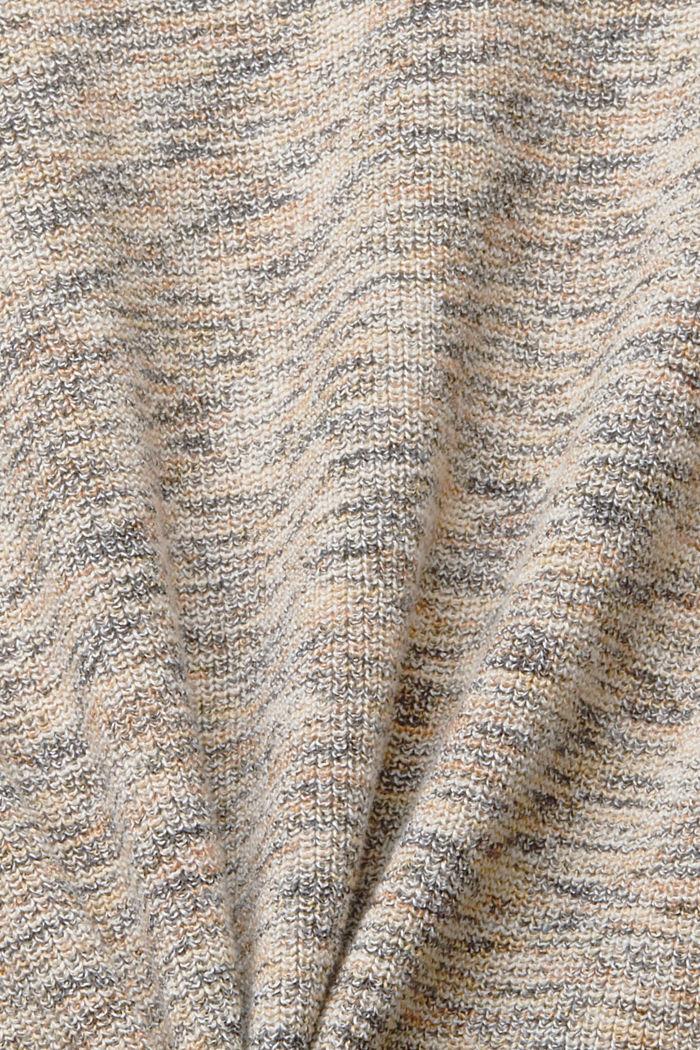 Wrap design sweater, CREAM BEIGE, detail-asia image number 5