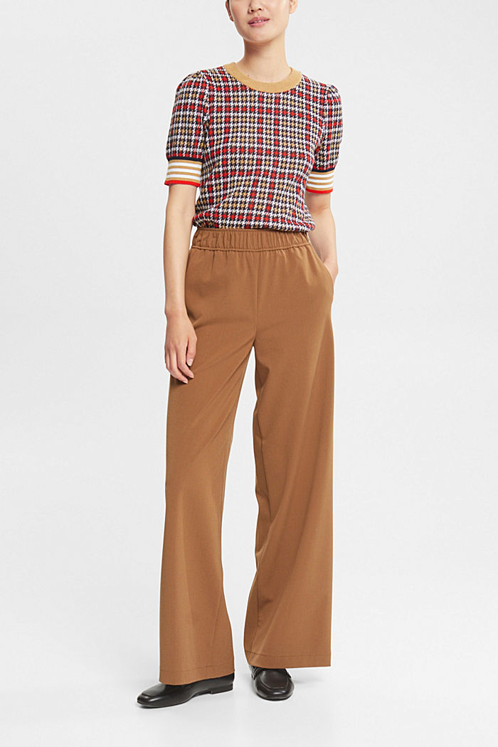 Jumper with houndstooth checks, OFF WHITE, detail-asia image number 3