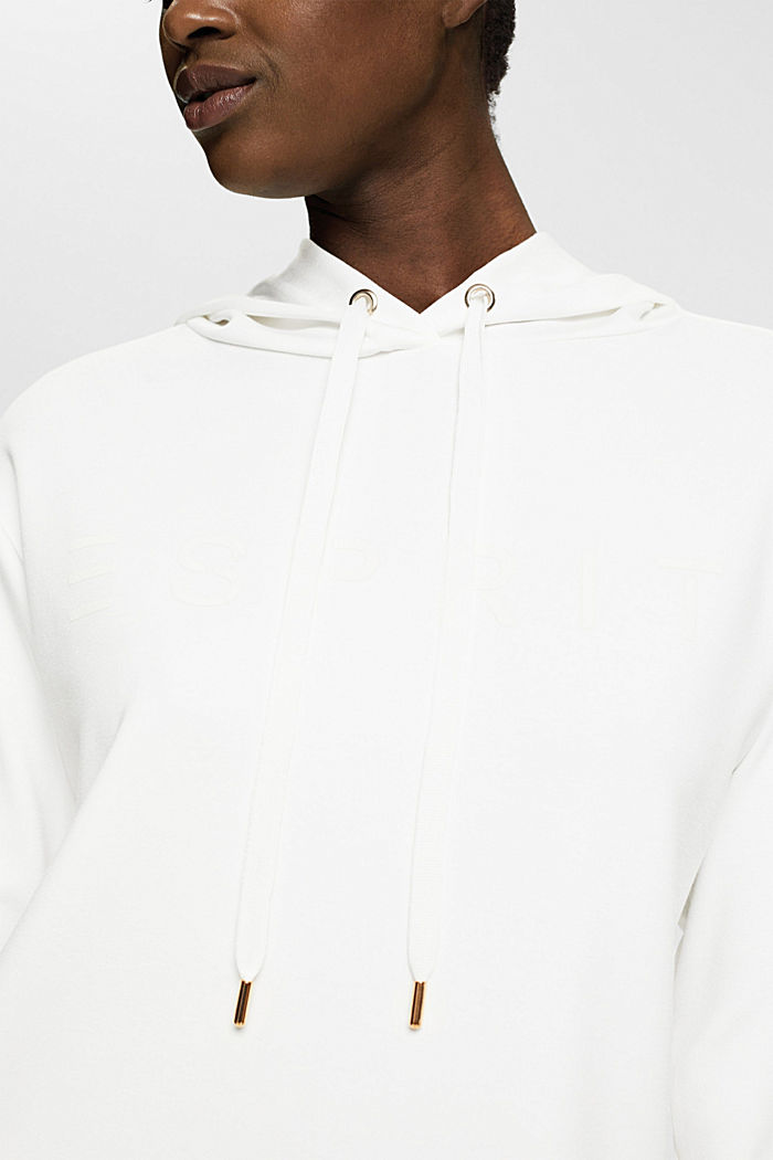 Logo print hoodie, OFF WHITE, detail-asia image number 2