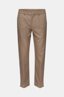 Dogtooth checked trousers, CAMEL, detail-asia image number 6