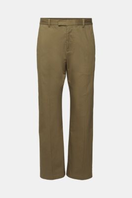 Relaxed fit chinos, KHAKI GREEN, detail-asia image number 7