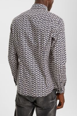 All-over print shirt, NAVY, detail-asia image number 3