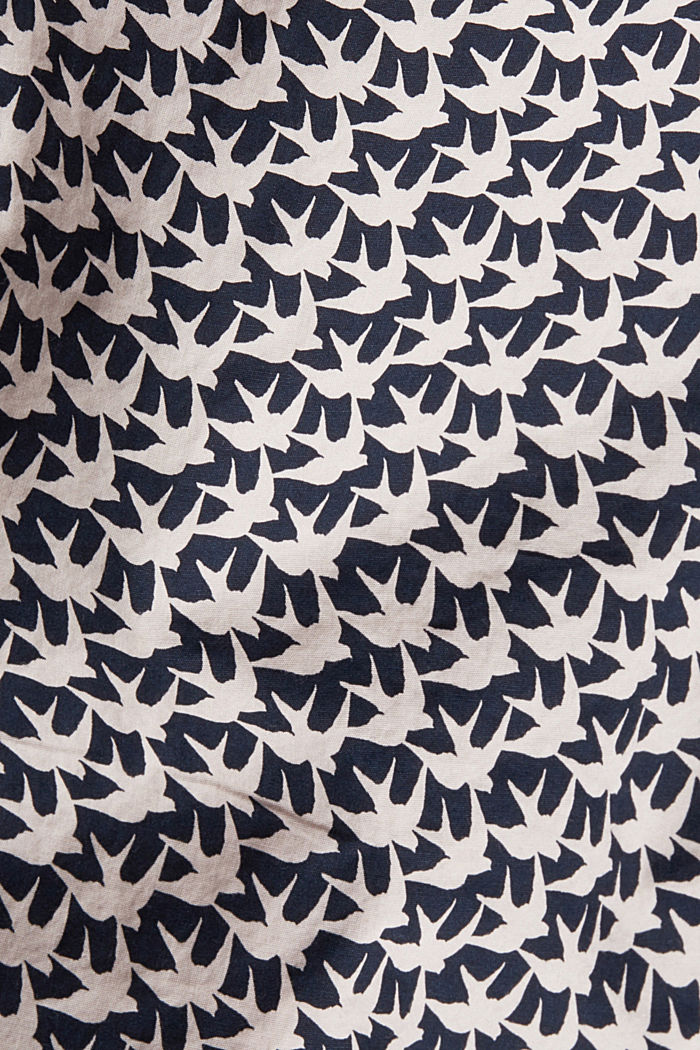 All-over print shirt, NAVY, detail-asia image number 5