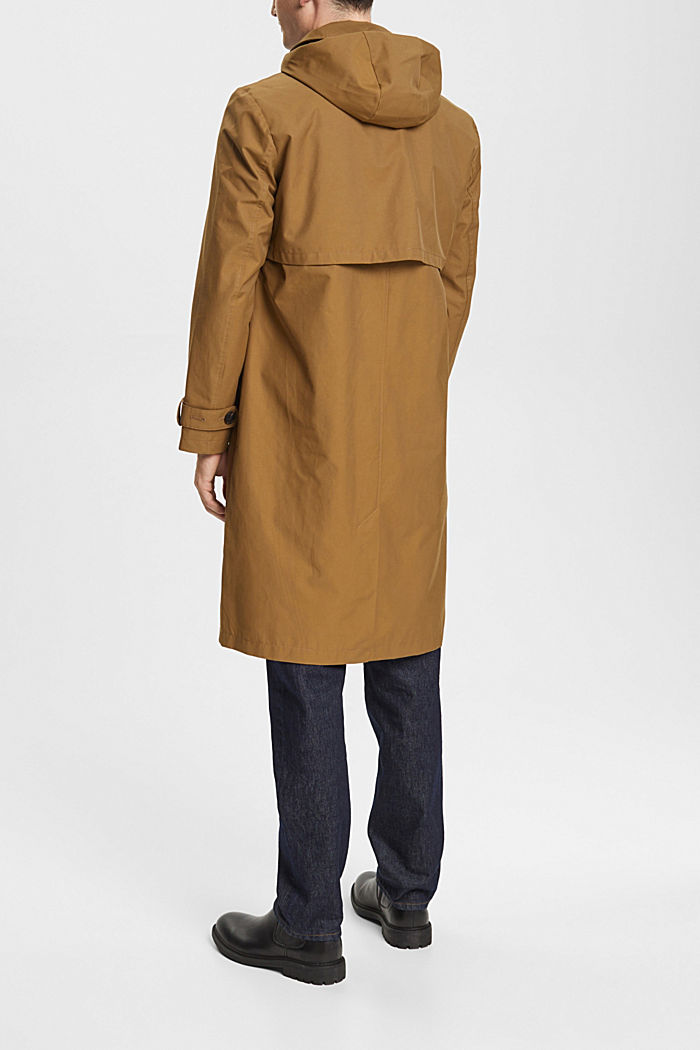 Trench coat with detachable hood, TAUPE, detail-asia image number 3