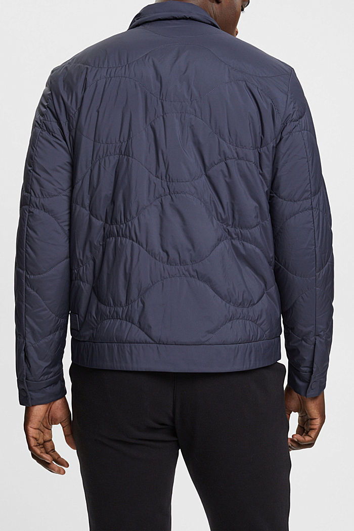 Lightweight quilted jacket, NAVY, detail-asia image number 3