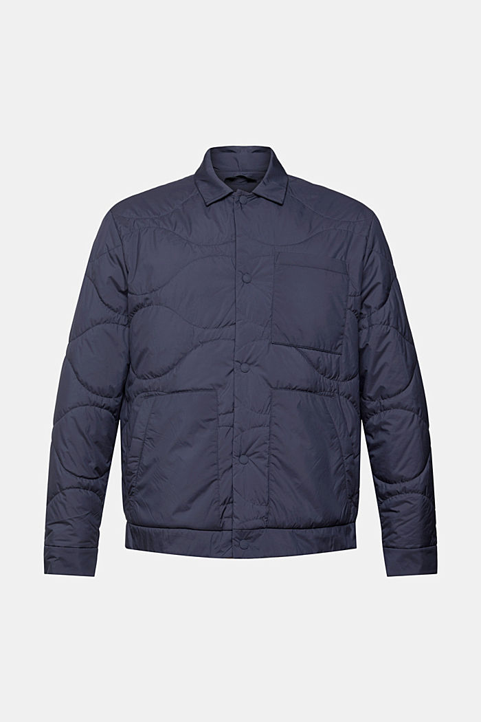Lightweight quilted jacket, NAVY, detail-asia image number 5