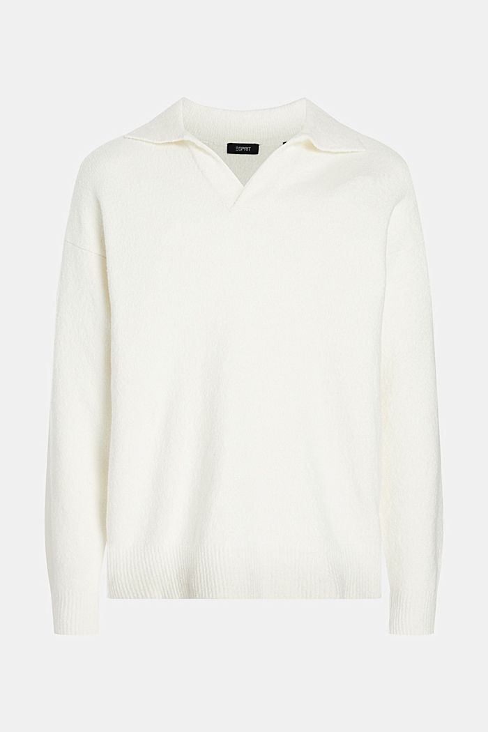 Polo jumper, OFF WHITE, detail-asia image number 4
