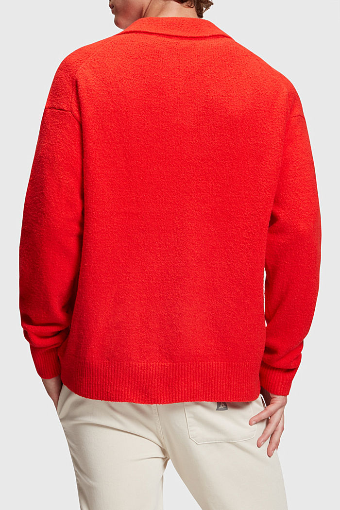 Polo jumper, RED, detail-asia image number 1