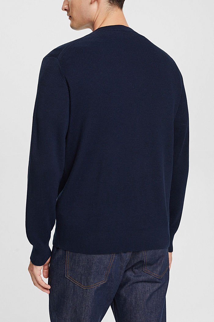 Sweaters, NAVY, detail-asia image number 3