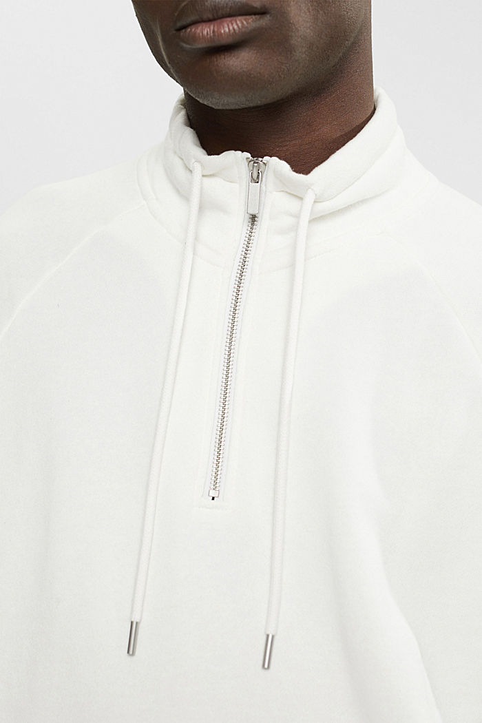 Half zip sweatshirt, OFF WHITE, detail-asia image number 2