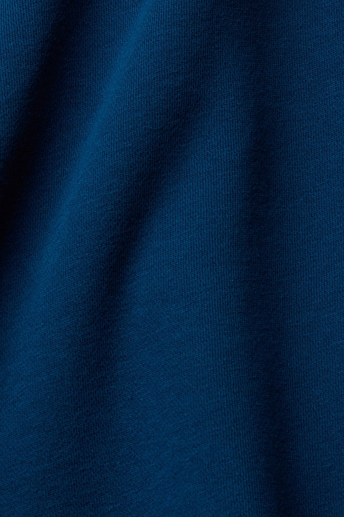 半拉鏈衛衣, PETROL BLUE, detail-asia image number 5