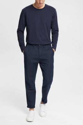 저지 롱 슬리브 탑, NAVY, detail-asia image number 2