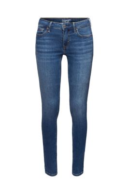 ESPRIT Premium skinny jeans met middelhoge taille