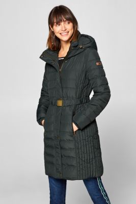 edc Fitted quilted coat with padding at our Online Shop
