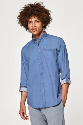 edc Hemd mit ButtonDownKragen, 100 Baumwolle im Online Shop kaufen