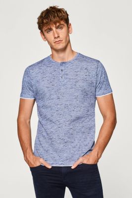 edc Henley Tshirt in slub jersey at our Online Shop
