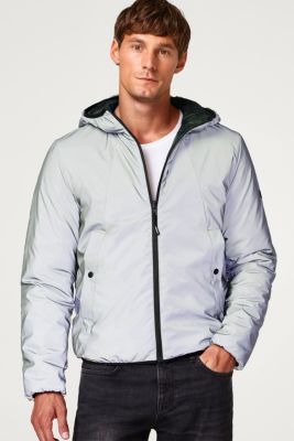 Esprit Reflective reversible jacket with a hood at our Online Shop